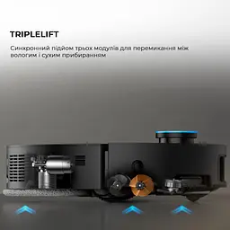 Робот-пилосос Dreame X50 Master RLX86CE-1 Black - мініатюра 9