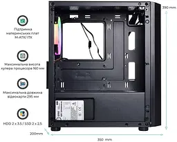 Корпус QUBE BLOCK Black (BLOCK_F5MU3) Без БП - мініатюра 4