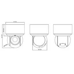 IP PTZ-відеокамера 4Mp TVT TD-8343IE3N (A/PE/04M/AR5) f=2.8-12mm 4x (77-00304) - мініатюра 2