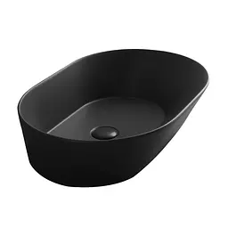 Умивальник Simas Wave 60 см Black matt Чорний матовий WA02NM