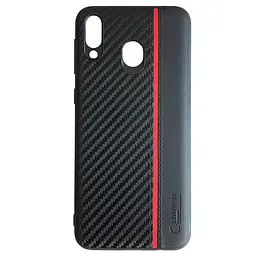 Чохол накладка Primo Cenmaso для Samsung Galaxy M20 2019 ( SMM205 ) Black&Red - мініатюра 3