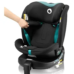 Автокрісло Lionelo Navy I-Size black turquoise (LO-NAVY I-SIZE BLACK TURQUOISE) - мініатюра 12