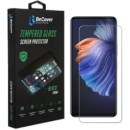 Захисне скло BeCover для Tecno Camon 19 Neo (CH6i) Crystal Clear Glass 3D (708134) - мініатюра 3