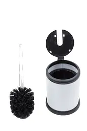 Йоржик для унітазу підлоговий Mixxus Topper-TB0201 white MI7094, Білий матовий - мініатюра 2