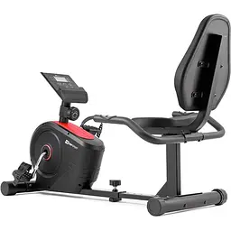 Горизонтальний велотренажер Hop-Sport HS-2050L Beat червоний - мініатюра 3