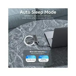 Кишеня зовнішня Vention SSD M.2 (NVME) M-key USB Type-C 3.2 10Gbps Heat Sink Aluminum (KPKH0) - мініатюра 10