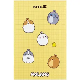 Блокнот Kite Molang А5, термобіндер, 64 аркуші, нелінований (ML25-193)
