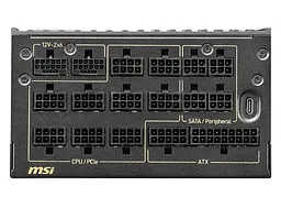 Блок живлення MSI MEG Ai1600T PCIE5 1600W - мініатюра 3