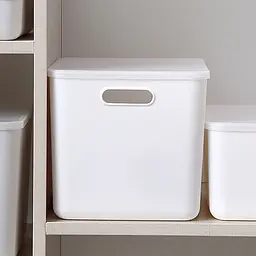 Комплект XXL: ящик для зберігання МВМ My Home FH-14 XXL 360х257х240 мм та кришка FH-16 білий (FH-14/FH-16 WHITE) - мініатюра 7