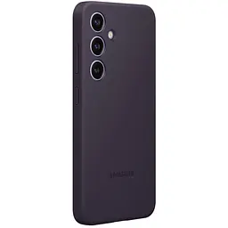 Оригінальний силіконовий чохол Silicone Case для Samsung Galaxy S24 Plus (S926) EF-PS926TEEGWW Dark Violet - мініатюра 5