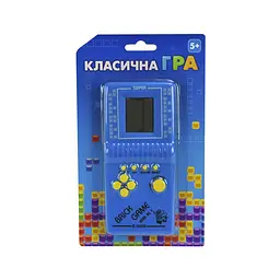 Дитяча інтерактивна іграшка "Класична гра Тетріс" Bambi 725-60(Blue) блакитний