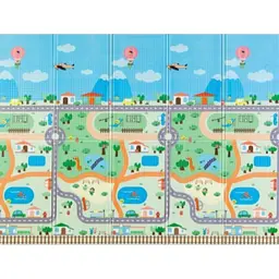 Дитячий двосторонній ігровий килим Molto Gusyluz XXL 150х200 см (25510)