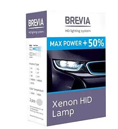 Лампа Ксенон H7 5500K 35W Brevia 12750MP +50% MaxPower (2шт)