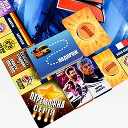 Настільна гра Футбольна ліга 31071 фішки 4 шт, карток 114 шт - мініатюра 5