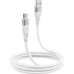 Кабель Proove Soft Silicone USB-A to Micro-USB 2.4A 1m White (CCSO20001302) [130626] - мініатюра 2