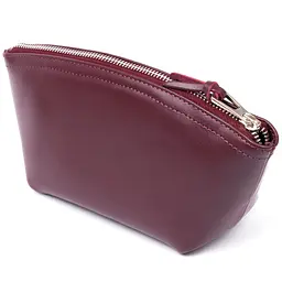 Жіноча косметичка зі шкіри Amelin Grande Pelle 11300 сливова - мініатюра 2