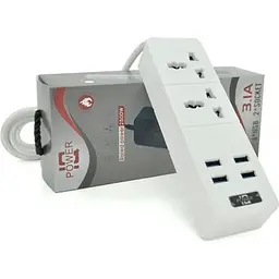 Мережевий фільтр живлення Voltronic TВ-Т07, 2роз, 4*USB White (ТВ-Т07-White) - мініатюра 2