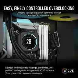 Модуль пам'яті Corsair DDR5 32GB (2x16) Vengeance 6400Mhz EXPO/XMP White (CMK32GX5M2B6400Z36W) - мініатюра 6
