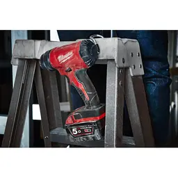 Термоповітродувка акумуляторна MILWAUKEE, M18 BHG-502C (зарядний пристрій M12-18 FC, 2 акумулятори М18 В5 5Аг, аксесуари, кейс) - мініатюра 9