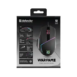 Мишка Defender Warfame GM-880L USB Black (52880) - мініатюра 5