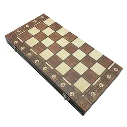 Набір настільних ігор "Шахи, нарди, шашки 3 в 1" Set1 NE-LG-11 ігрове поле 40х40 см - мініатюра 8
