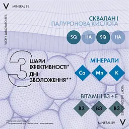 Легкий крем для всіх типів шкіри обличчя Vichy Mineral 89 Light 72H Moisture Boosting Cream 50 мл - мініатюра 16