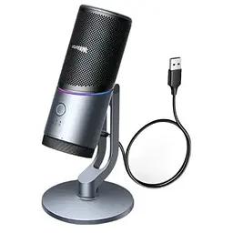 Мікрофон конденсаторний UGREEN CM769 USB потоковий з шумопоглинанням та підставкою Black
