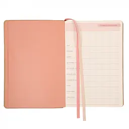 Щоденник А5 Leo Planner недатований Secret м'який бежевий 320 сторінок (252702) - мініатюра 7