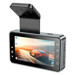 Відеореєстратор Hoco DV9 3-inch Screen Driving Recorder (720P) Metal Grey - мініатюра 4