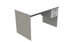 Стіл комп'ютерний Вінсент Ferrum-decor 750x1200x700 ДСП Біле 16 мм (FRD-104812) - мініатюра 2
