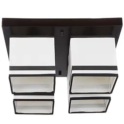 Люстра стельова Brille з абажуром E14 60W BK (BKL-600S/4) - мініатюра 2