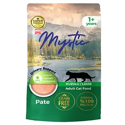 Вологий корм Hermos Mystic Паштет для котів з ягням 85 г