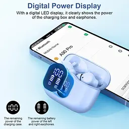 Бездротові навушники Bluetooth 5.3 з 4 мікрофонами ENC та шумозаглушенням - мініатюра 2