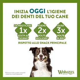 Натуральні ласощі для зубів собак WHIMZEES Dental Treats Alligator S 24 шт. - мініатюра 5