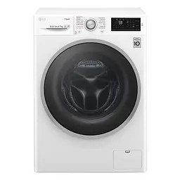 Пральна машина LG з фронтальним завантаженням F2J6HSR1W, 7кг, 1200, A+++-10%, Пар, глибина 45см, Дисплей, Інвертор, Білий (F2J6HSR1W)