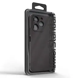Чехол-накладка для смартфона Realme Note 70 4G противоударный, силиконовый, термополиуретановый (ТПУ), с защитой камеры и корпуса, черный, защита всего корпуса, ArmorStandart (ARM83900) - мініатюра 5