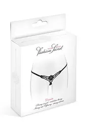 Трусики-стринги с доступом Fashion Secret Danuta Black, S-L (черные) - миниатюра 3