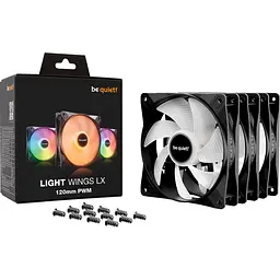 Комплект вентиляторів Be quiet! LIGHT WINGS LX 120mm PWM 3 шт (BL121) - мініатюра 4