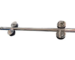 Двері в нішу Koer SR SD06-120x220-TR-01 прозоре скло Easy Clean 8 мм, хром KR5367, універсальні, прозорий, хром - мініатюра 10