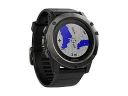 Смарт-годинник Garmin Fenix 5x Slate Gray Sapphire With Black Band (010-01733-00) - мініатюра 2