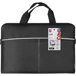 Сумка для ноутбука Defender 15.6" LITE, Black (26086) - мініатюра 8
