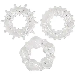 Набір ерекційних кілець You2Toys Stardust Rings 3 шт. прозорий