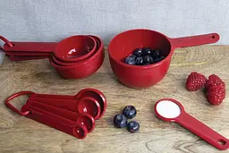 Набір мірних ложок KitchenAid Universal KQG057OHERE 5 шт червоний - мініатюра 4