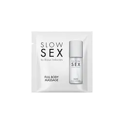 Пробник силіконового гелю для масажу всього тіла Bijoux Indiscrets Slow Sex Full body massage