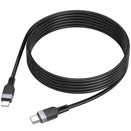 Дата кабель Hoco X109 Energy silicone Type-C to Lightning (2m) Black - мініатюра 5