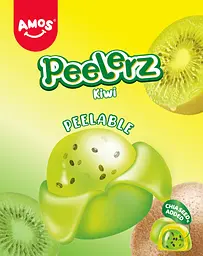 Желейні цукерки Amos Peelerz Peelable Kiwi Gummy Candy 170г - мініатюра 4