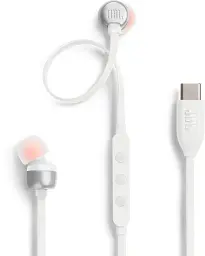 Навушники HF JBL Harman TUNE 310C USB-C White (JBLT310CWHT) UA