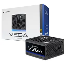 Блок живлення Chieftec 750 Вт VEGA, Black, 80+ Gold, 135 мм FDB, 3xMolex/6xSATA/1x16-pin/4x6+2-pin/2x4+4-pin/1x20+4-pin, захист AFC/OPP/OTP/OVP/SCP/SCP/ (PPG-750-S) - мініатюра 5