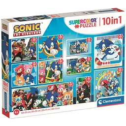  Пазл 10 в 1 Clementoni Sonic (80508)