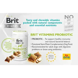 Вітаміни для собак Brit Vitamins Probiotic 150 г - мініатюра 2